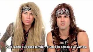 Steel Panther entrevista para a Kramer  Legendado Parte 12 PTBR [upl. by Anirehc694]