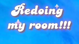 Redoing my room [upl. by Cadmann]