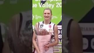 Levallois Paris Saint Cloud  Eczacıbaşı Dynavit maçının MVP’si Anna Nicoletti seçildi 👏👏 shorts [upl. by Anelehs]