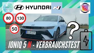 HYUNDAI IONIQ 5N VERBRAUCHSTEST UND TEST DER ASSISTENZSYSTEME [upl. by Egiedan]