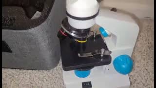 HSL Microscope for Kids40X 2000X monocular Microscopes for Adults Students Beginner Review great f [upl. by Assilat]