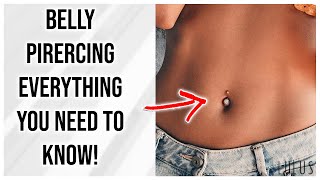 Navel Belly Piercing 101 Everything You Need To Know [upl. by Ailat979]