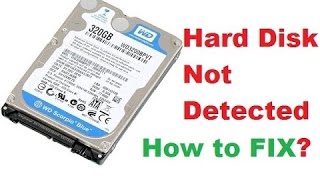 Hard Disk Not Detected HOW TO FIX 2024 [upl. by Akeyla155]