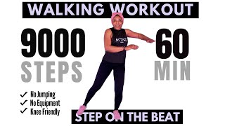 9000 Steps Walking Workout  Power walk for Weightloss All body type EASY TO FOLLOW  Walk at Home [upl. by Consuelo]