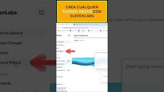 Cómo CREAR cualquier SONIDO gratis con IA  ElevenLabs Sound Effects Tutorial [upl. by Horodko718]