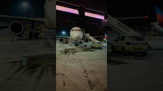 Snow ❄️ Krakow Airport ✈️ Poland 🇵🇱 [upl. by Dode735]