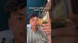 WHAT SHOULD I EAT NEXT IN ITALY 🍝🇮🇹⁉️ spaghetti carbonara venice italy trending [upl. by Lareine]