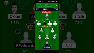 GZZ vs RSTGZZ vs RST Dream 11 PredictionGZZ vs RST Dream 11 TeamGZZ vs RST Match 25 ECS T10 Malta [upl. by Ffej]