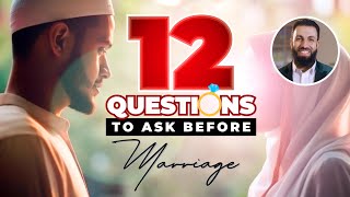 12 questions to ask before marriage 💍 [upl. by Jolanta]