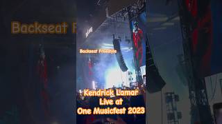 Kendrick Lamar  Backseat Freestyle live at OMF 2023 music [upl. by Lielos802]