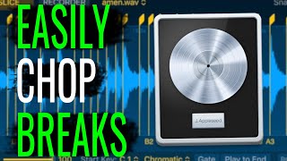 How EASILY to chop Breaks amp Samples  Logic Pro X Quick Sampler Tutorial [upl. by Ecilegna]