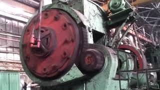 Running TMP Voronezh K863 hot forging press [upl. by Atthia108]