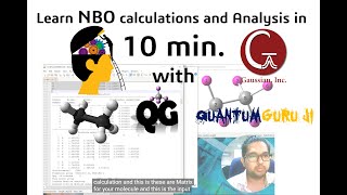 NBO Analysis and the Hyperconjugation Effect in Gaussian  Gaurav Jhaa [upl. by Ogait111]