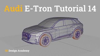 Advanced Autodesk Alias Tutorials  Audi ETron SUV 14 [upl. by Pytlik]