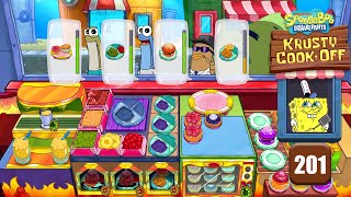 SpongeBob Krusty CookOff  Food Truck Event  Fiery Fist 0 Fritters  Part 201  iOS Android [upl. by Learsiy]