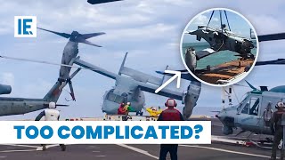 The USA Grounded its V22 Osprey Fleet due to the Recent Crash in Japan [upl. by Odericus791]