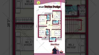 30x 40 Duplex House Plan with Car Parking 5bhk 3040 houseplan indianhouseplan housemap [upl. by Hendrick247]