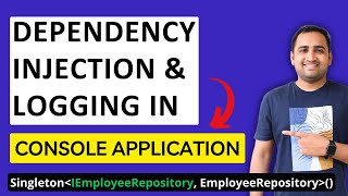 How to use Dependency Injection DI in C Console Application with Logging [upl. by Ilyah]