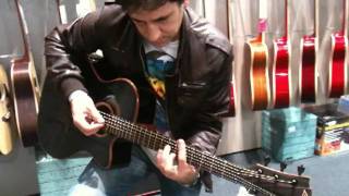 LAG Tramontane T100 ACE BLK electro acoustic guitar folk guitare funk cool [upl. by Colette]