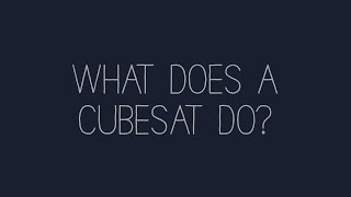 What Does A Cubesat Do [upl. by Katy]