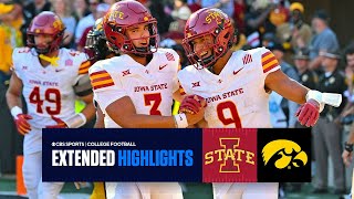 Iowa State vs Iowa FULL HIGHLIGHTS  B1G on CBS  College Football [upl. by Nivrek]