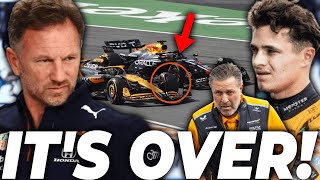 🚨McLaren FURIOUS over Red Bulls NEW ILLEGAL TYRE TRICK ACCUSATIONS After Verstappens HUGE PENALTY [upl. by Senzer646]