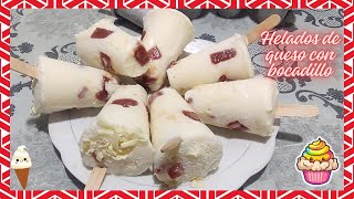 Helado de queso con bocadillo casero cremosos y artesanal helado viral viralvideo parati [upl. by Adniral259]