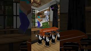 TEAM MONSTER SCHOOL MINECRAFT and friends in Coffin Dance Running ZOMBIE shorts [upl. by Dronski]