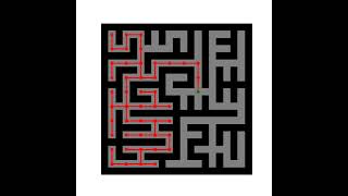 Randomized Kruskals Maze Solved with RightHand Rule [upl. by Ihel100]