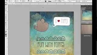 How to Use Dingbats and Glyphs for Art in InDesign [upl. by Ahsinat]