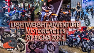 ALL Lightweight Adventure Motorcycles up to 500ccm at EICMA 2024 [upl. by Cobb]