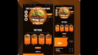 Creating a Fast Food Restaurant Website Design in Figma  Killuos  Killuos Devs Part 2 [upl. by Itnaihc]