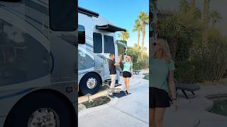 We bought our 2nd RV lot Set up our new winter home with us 🌴 motorhome rv newhome travel [upl. by Brenton]