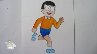 How to draw Nobita 野比 のび太 [upl. by Htebasyle]