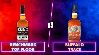 Bottom Shelf vs Classic Bourbon Brawl  Benchmark Top Floor vs Buffalo Trace BLIND REACTION amp REVIEW [upl. by Mure]