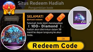 Indonesia Server Again New Redeem Code Today 😋  Garena Free Fire [upl. by Hsiekal926]