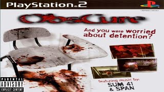 PS2 OBSCURE Gameplay DaDrunkGamer Obscure Halloween Live PS2 [upl. by Garett84]