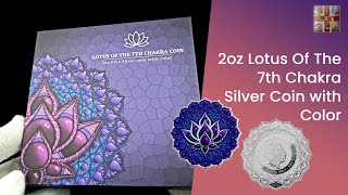 Unboxing the 2oz Silver Chakra Lotus Coin by PAMP Suisse [upl. by Odnesor607]