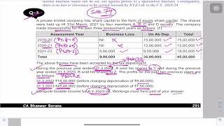 Some Questions from MISC Topics  CA FINAL DT [upl. by Brandea]