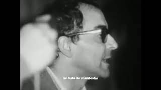 JeanLuc Godard  Truffaut  Festival de Cannes 1968 Subtitulado [upl. by Tullusus]