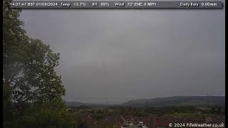 1 September 2024  Lochgelly WeatherCam Timelapse [upl. by Neiviv]