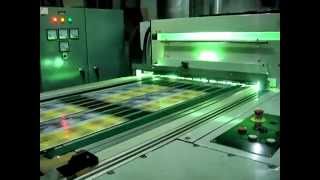 Steinemann Colibri 74 UV Varnishing System  Year 2010 [upl. by Belicia]