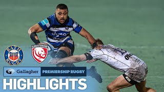 Bath vs Gloucester  HIGHLIGHTS  Local Rivals Go To The Wire  Gallagher Premiership 202021 [upl. by Tower]