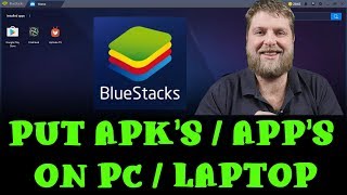 How To Install Apps On A PC  Using Bluestacks [upl. by Jeane]