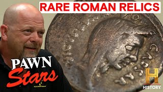 Pawn Stars TOP 7 ANCIENT ROMAN ITEMS OF ALL TIME [upl. by Ariahaj]