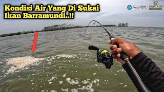 Mancing Di Air Berbusa Full Panen Ikan BarramundiKerapu amp Tompel Babon [upl. by Amle73]