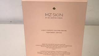 How to use MZ Skin LIGHTTHERAPY GOLDEN FACIAL TREATMENT DEVICE [upl. by Conrad]