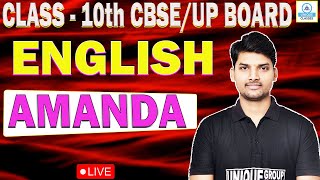 CLASS 10TH  CBSE BOARD amp CBSE BOARD  AMANDA  BY  Rahul sir cbse upboard [upl. by Lyns]