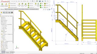 Combining SolidSteel parametric amp SOLIDWORKS functions to design a snowflake shaped steel structure [upl. by Yesak]