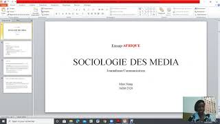 Sociologie des media Séance 1 [upl. by Assillim631]